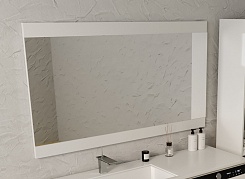 Style Line Мебель для ванной Даллас 140 R Люкс Plus 2 ящика подвесная белая – фотография-12
